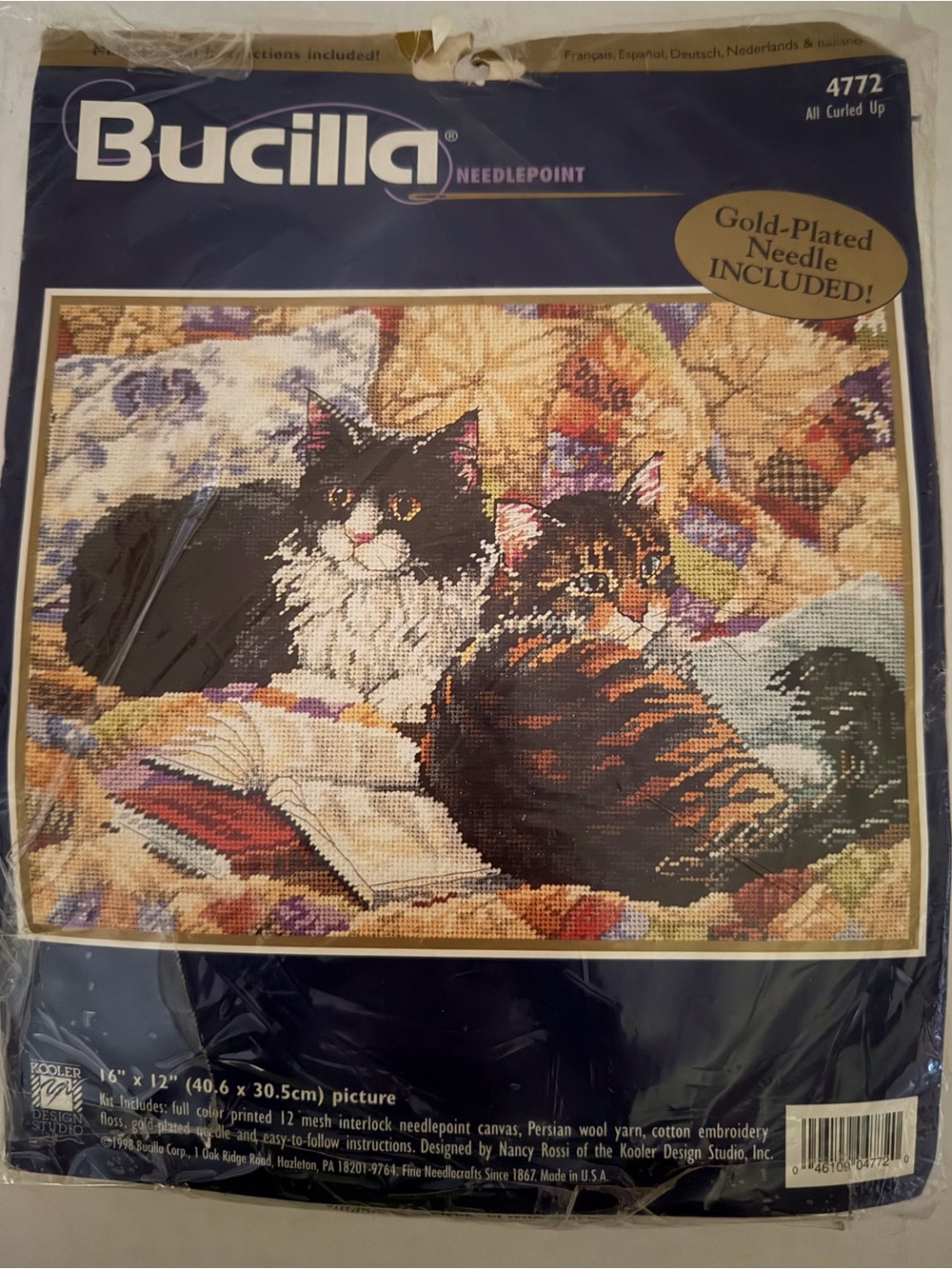 Bucilla Needlepoint Kit 4772 - All Curled Up